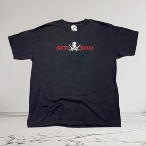 Vintage Antihero Anti Hero Skateboards T-Shirt Men's Large RARE Design